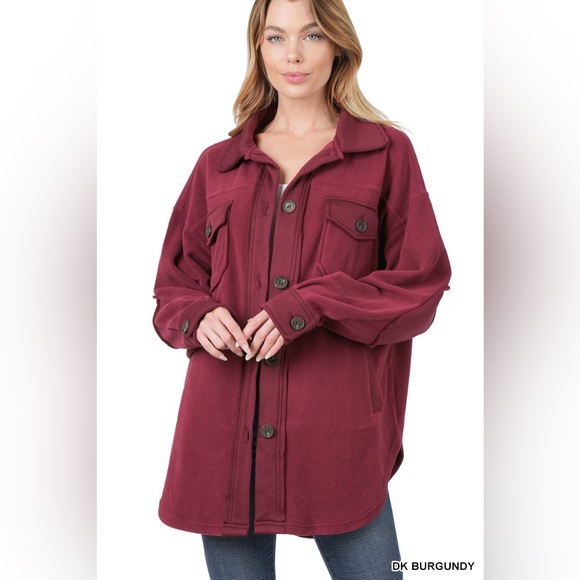 Staccato Deep Red Utility Jacket - Picture 2 of 6
